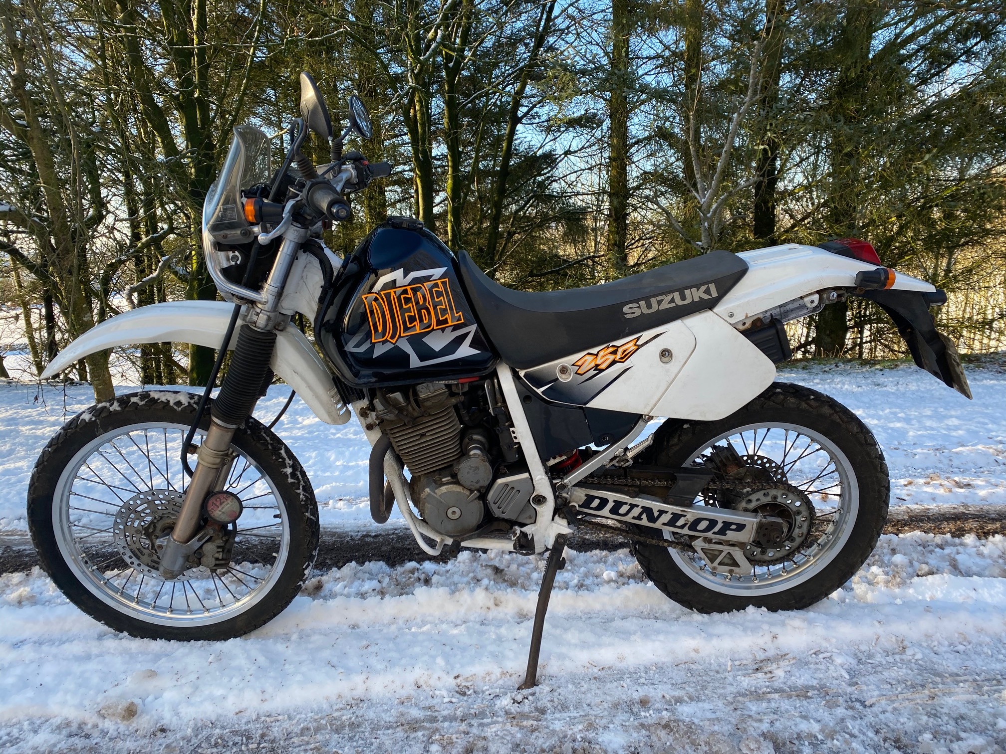 Suzuki djebel 250 вес